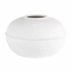 Maisons Du Monde Vases Vase En Magnésie Blanc H24