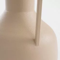 Mica Decorations Vases Vase En Métal Beige H25 -Vases Soldes vase en metal beige h25 4