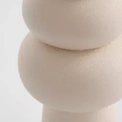 Mica Decorations Vases Vase En Métal Blanc Cassé H29.5 -Vases Soldes vase en metal blanc casse h29 5 3