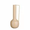 Mica Decorations Vases Vase En Métal Brun Clair H30 -Vases Soldes vase en metal brun clair h30 1