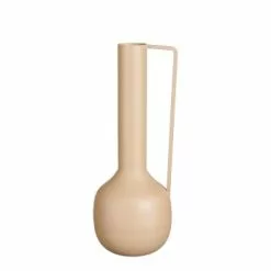 Mica Decorations Vases Vase En Métal Taupe H30 -Vases Soldes vase en metal brun clair h30