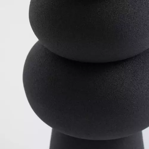 Mica Decorations Vases Vase En Métal Noir H29 7 Mica Decorations Vases Vase En Métal Noir H29 – Image 5