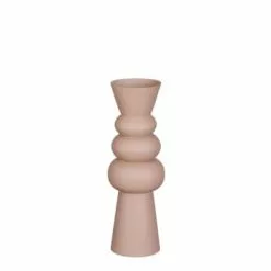 Mica Decorations Vases Vase En Métal Blanc Cassé H29.5 -Vases Soldes vase en metal rose h29 5 6