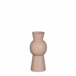 Mica Decorations Vases Vase En Métal Rose H8.5