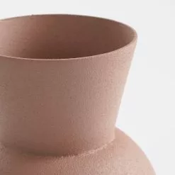 Mica Decorations Vases Vase En Métal Rose H8.5 -Vases Soldes vase en metal rose h8 5 3