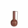Mica Decorations Vases Vase En Métal Rouille H25 -Vases Soldes vase en metal rouille h25