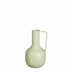Mica Decorations Vases Vase En Métal Vert Clair H20 -Vases Soldes vase en metal vert clair h20 4