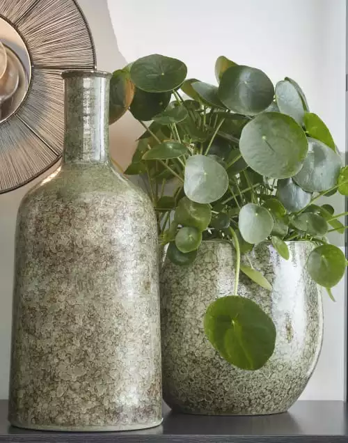Mica Decorations Vases Vase En Terre Cuite Vert H50 5 Mica Decorations Vases Vase En Terre Cuite Vert H50 – Image 3