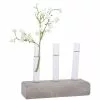 Esschert Design Statuettes Et Figurines Vase En Tube à Essai, Socle En Béton -Vases Soldes vase en tube a essai socle en beton