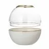 Bloomingville Vases Vase En Verre Blanc H13 -Vases Soldes vase en verre blanc h13