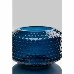 Kare Design Vases Vase En Verre Bleu H42 -Vases Soldes vase en verre bleu h42 3