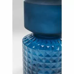 Kare Design Vases Vase En Verre Bleu H42 -Vases Soldes vase en verre bleu h42 4