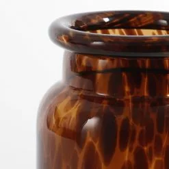 Mica Decorations Vases Vase En Verre Brun H30 -Vases Soldes vase en verre brun h30 3