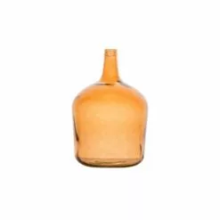 Naturalys Vases Vase En Verre Dame Jeanne 12 Litres Ambre