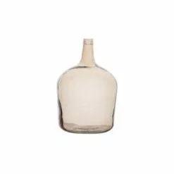 Naturalys Vases Vase En Verre Dame Jeanne 4 Litres Taupe