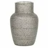 Woood Vases Vase En Verre De Mosaique Noir