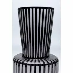 Kare Design Vases Vase En Verre Gris Clair Mat Et Noir Brillant H41 -Vases Soldes vase en verre gris clair mat et noir brillant h41 2