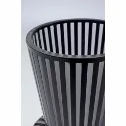 Kare Design Vases Vase En Verre Gris Clair Mat Et Noir Brillant H41 -Vases Soldes vase en verre gris clair mat et noir brillant h41 4