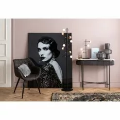 Kare Design Vases Vase En Verre Gris Clair Mat Et Noir Brillant H42 -Vases Soldes vase en verre gris clair mat et noir brillant h42 3