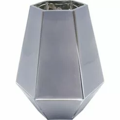 Kare Design Vases Vase En Verre Gris Et Doré H21