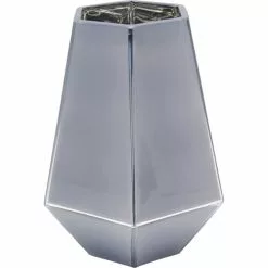 Kare Design Vases Vase En Verre Gris Et Doré H21 -Vases Soldes vase en verre gris et dore h21 3