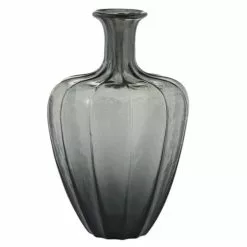 Lene Bjerre Vases Vase En Verre Gris H34