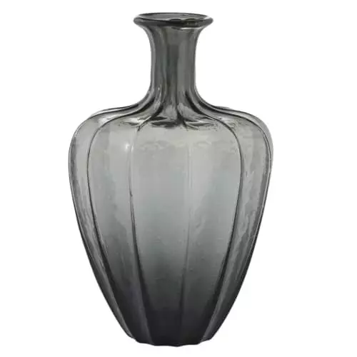 Lene Bjerre Vases Vase En Verre Gris H34 3 Lene Bjerre Vases Vase En Verre Gris H34