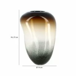 Now’s Home Vases Vase En Verre H27cm -Vases Soldes vase en verre h27cm 7