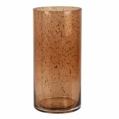 Maisons Du Monde Vases Vase En Verre Marron Et Noir H25