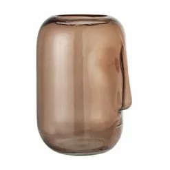 Bloomingville Vases Vase En Verre Marron H25
