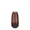 Mica Decorations Vases Vase En Verre Marron H26 -Vases Soldes vase en verre marron h26
