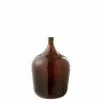 LANADECO Vases Vase En Verre Marron H56cm -Vases Soldes vase en verre marron h56cm 2