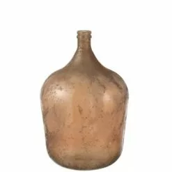LANADECO Vases Vase En Verre Noir Mat H56cm -Vases Soldes vase en verre marron h56cm