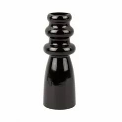 Present Time Vases Vase En Verre Noir H20,5cm