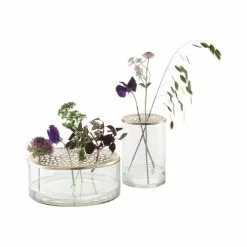 Villa Collection Vases Vase En Verre Or -Vases Soldes vase en verre or 2