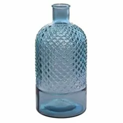 Sensei Maison Vases Vase En Verre Recyclé Eucalyptus 28 Cm -Vases Soldes vase en verre recycle eucalyptus 28 cm 3