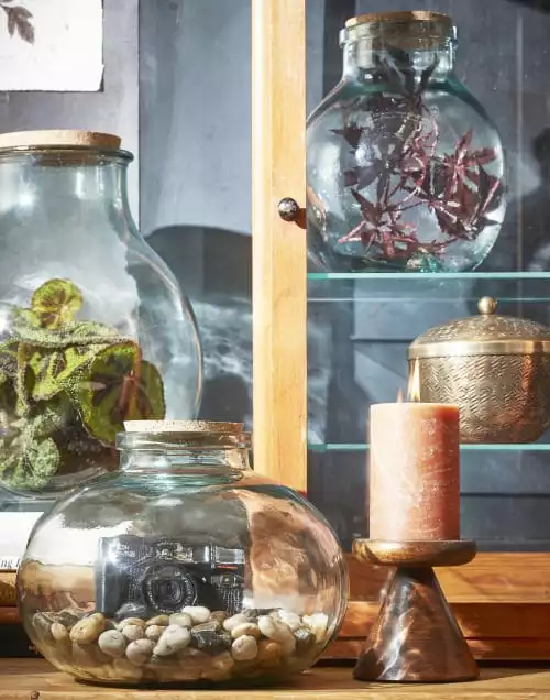 Mica Decorations Vases Vase En Verre Recyclé H23 4 Mica Decorations Vases Vase En Verre Recyclé H23 – Image 2