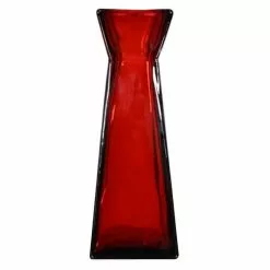 Sensei Maison Vases Vase En Verre Recyclé Rubis 55 Cm