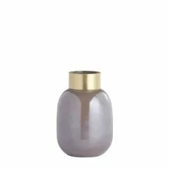 Lene Bjerre Vases Vase En Verre Rose H20
