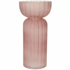 Maisons Du Monde Vases Vase En Verre Rose H31
