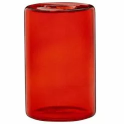 Maisons Du Monde Vases Vase En Verre Rouge H10 - Lot De 2