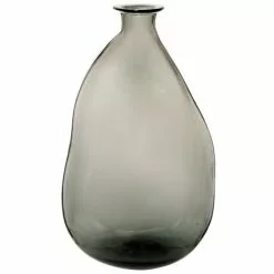 Maisons Du Monde Vases Vase En Verre Teinté Vert H28