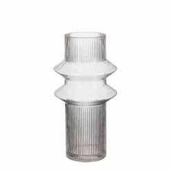 Mica Decorations Vases Vase En Verre Transparent H30