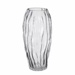 Mica Decorations Vases Vase En Verre Brun Foncé H32 -Vases Soldes vase en verre transparent h32 6