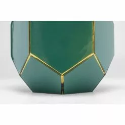 Kare Design Vases Vase En Verre Vert Et Doré H22 -Vases Soldes vase en verre vert et dore h22 4
