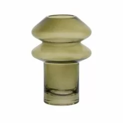 Maisons Du Monde Vases Vase En Verre Vert H18