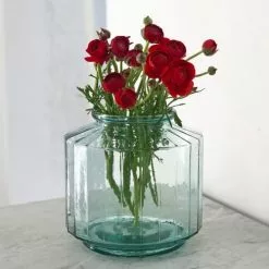 Maison Tilleul Vases Vase Façon Bonbonnière Facetté Transparent -Vases Soldes vase facon bonbonniere facette transparent 1