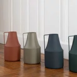 Passage Vernet Vases Vase Façon Pot à Lait En Métal Gris -Vases Soldes vase facon pot a lait en metal gris 3