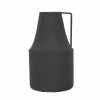 Passage Vernet Vases Vase Façon Pot à Lait En Métal Noir -Vases Soldes vase facon pot a lait en metal noir