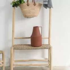 Passage Vernet Vases Vase Façon Pot à Lait En Métal Rouge -Vases Soldes vase facon pot a lait en metal rouge 2